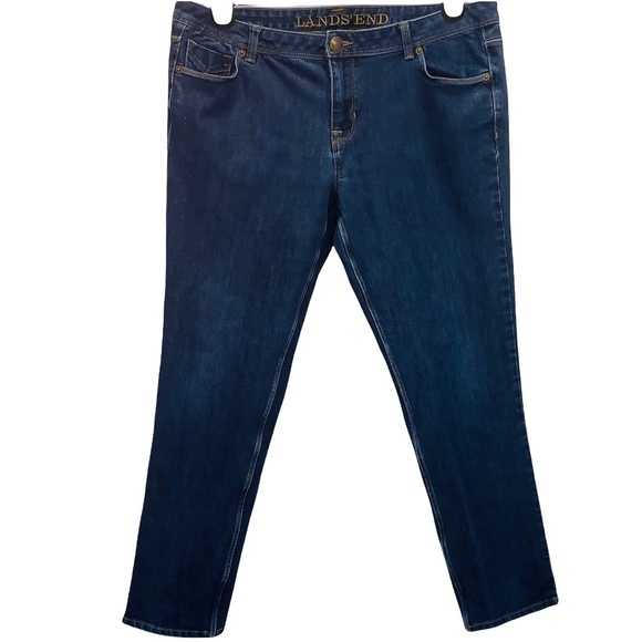 Lands' End Denim - 4/$24 Lands’ End‎ Stretchy Blue Denim Jeans